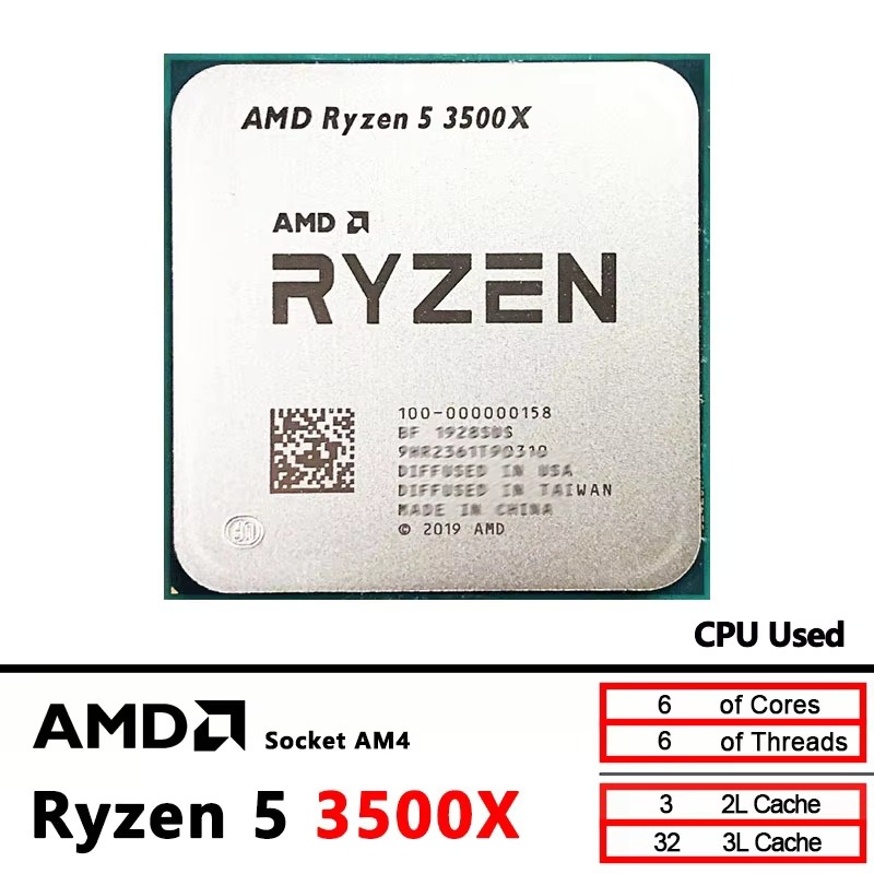 AMD Ryzen 5 3500X 3.6GHz 6 Cor - Esports Gaming Pc Build review and price
