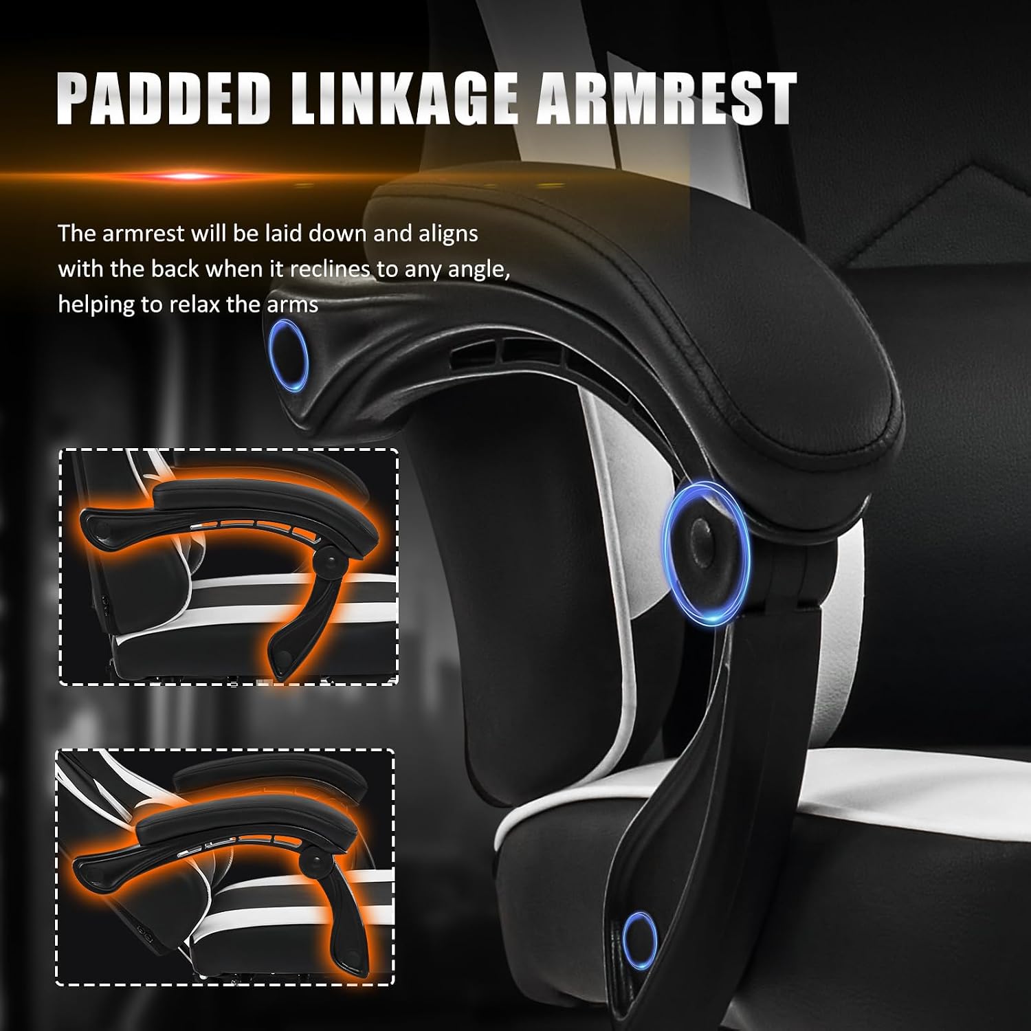 Gaming Chair with Footrest, Vi - Video Gaming & Esports Usd Acc review and price