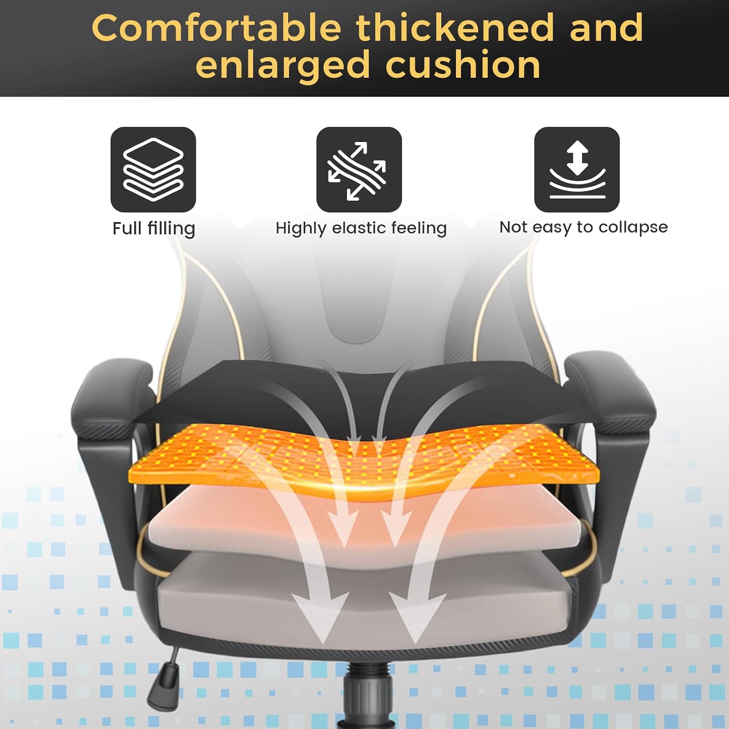 HapGIFT Gaming Chair, Ergonomi - Video Gaming & Esports Usd Acc review and price