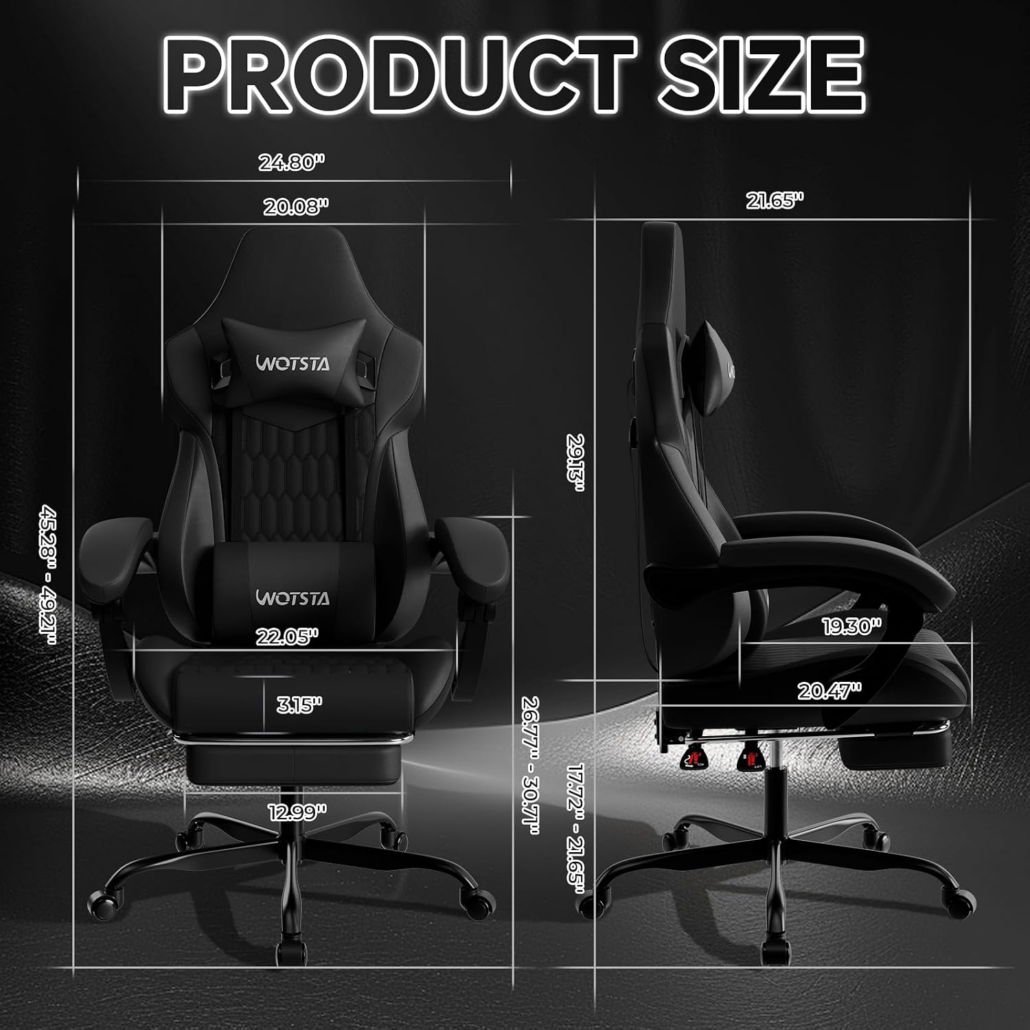 Gaming Chair with Footrest, Hi - Video Gaming & Esports Usd Acc review and price