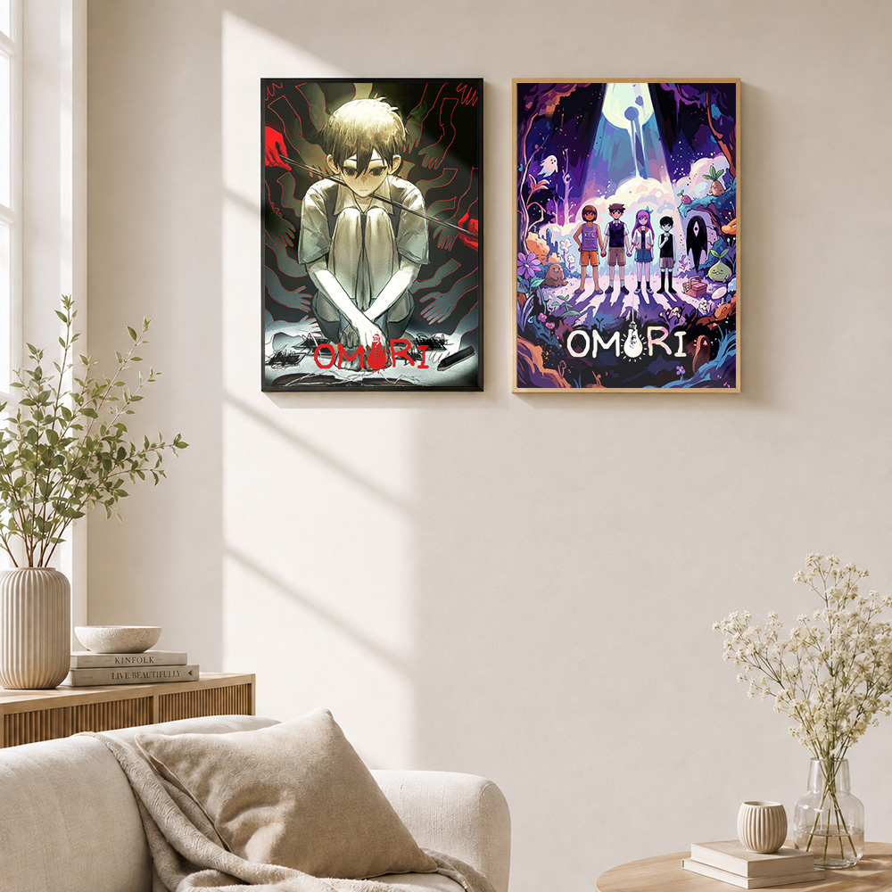Omori Framed Aluminum Metal Po - Video Gaming & Esports Usd Acc review and price