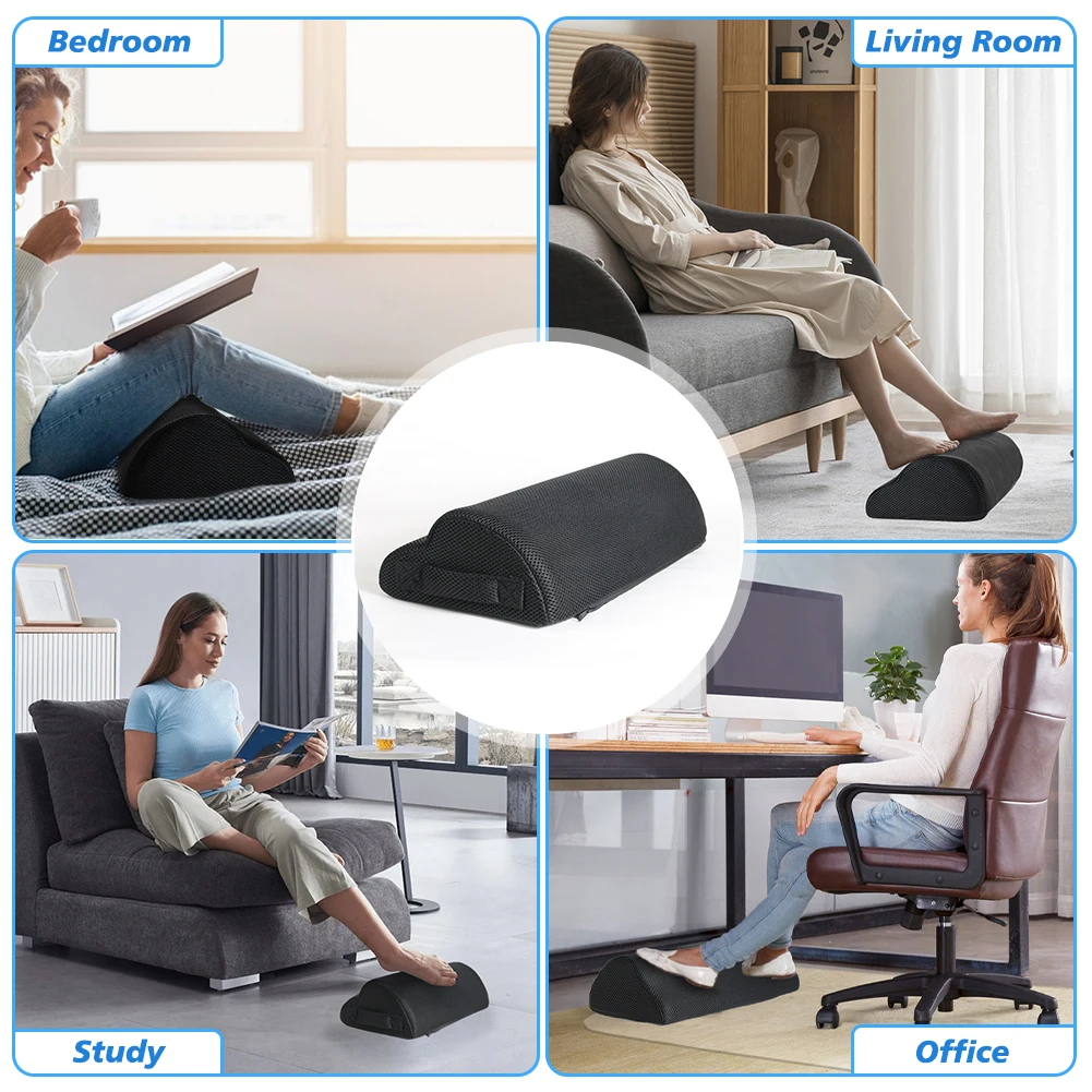 Memory Foam Office Foot Stool  - Footrest Under Desk review and price