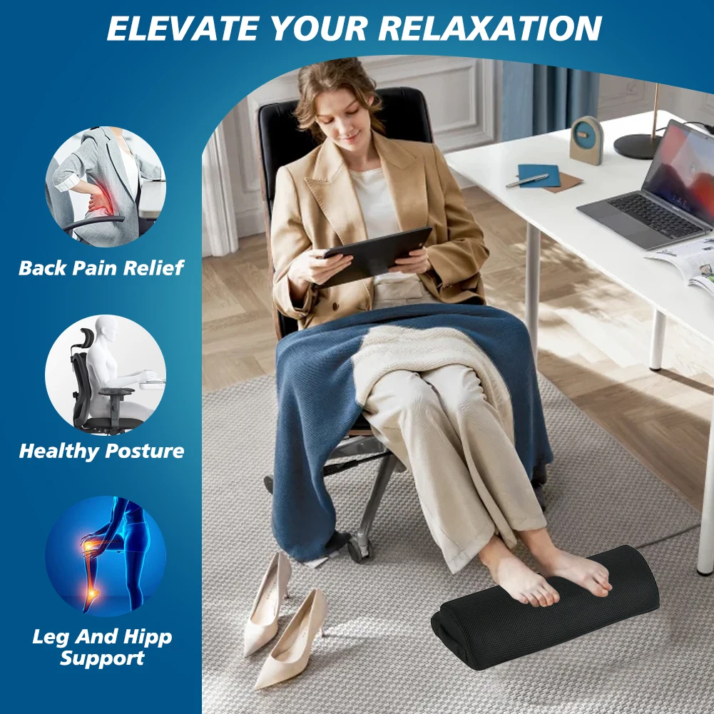 Memory Foam Office Foot Stool  - Footrest Under Desk review and price